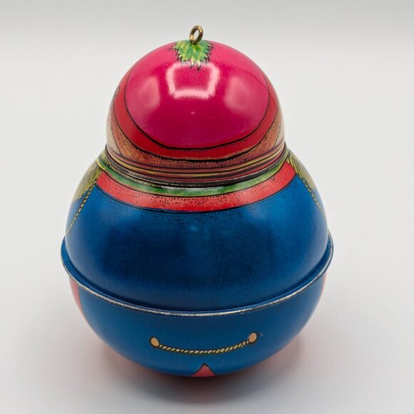 Hallmark Keepsake Jolly Wolly Soldier 1991, Pressed Tin Container Ornament - Picture 4 of 11